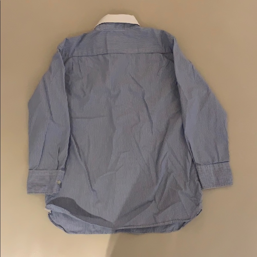 Crewcuts Boys Blue & White Button Down Shirt - L - Picture 2 of 4
